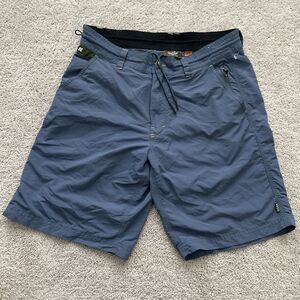Howler Brothers Horizon Hybrid Shorts Blue Stone Ripstop Quick Drying Mens 32